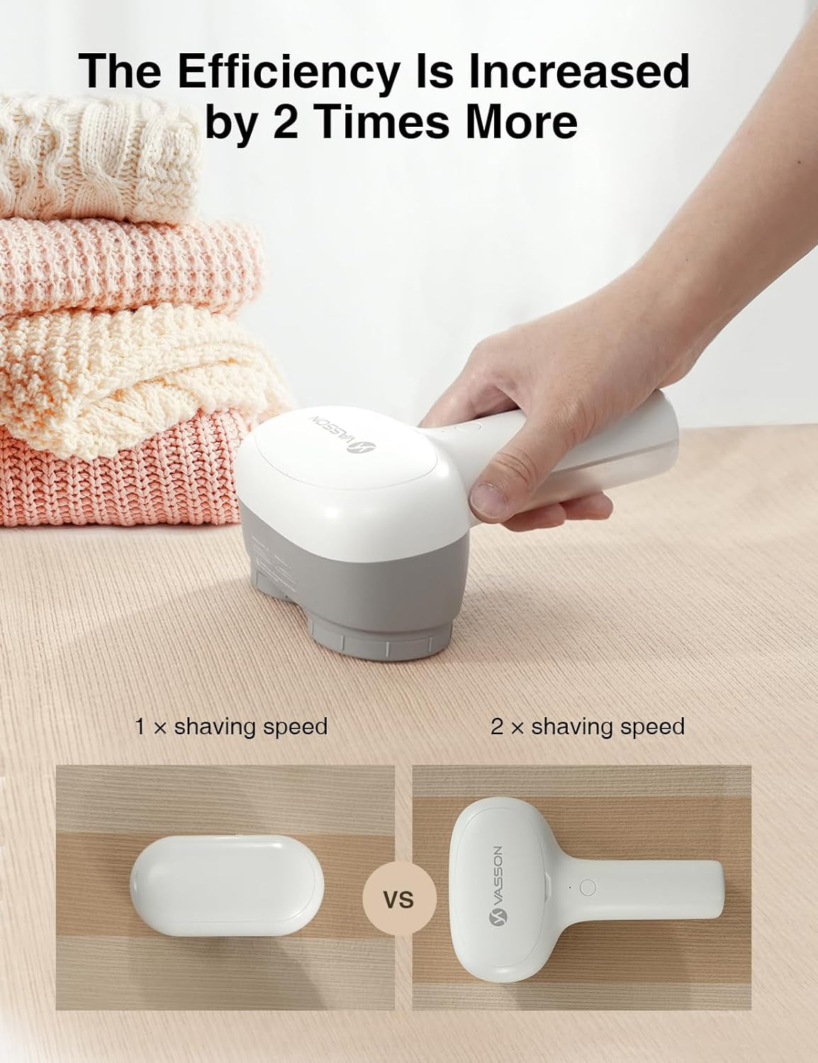 Fabric Shaver for Clothes and Furniture, Rechargeable Lint Remover
