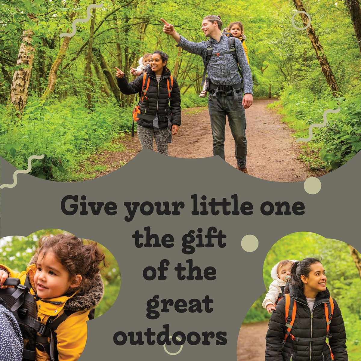 Hiking Baby Carrier Backpack - Toddler & Child Carrier